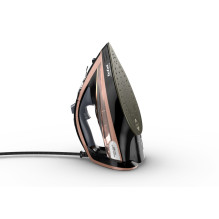 Tefal Ultimate Pure FV9845 iron Dry &amp; Steam iron Durilium Autoclean soleplate 3200 W Black, Copper