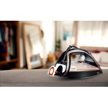 Tefal Ultimate Pure FV9845 iron Dry &amp; Steam iron Durilium Autoclean soleplate 3200 W Black, Copper