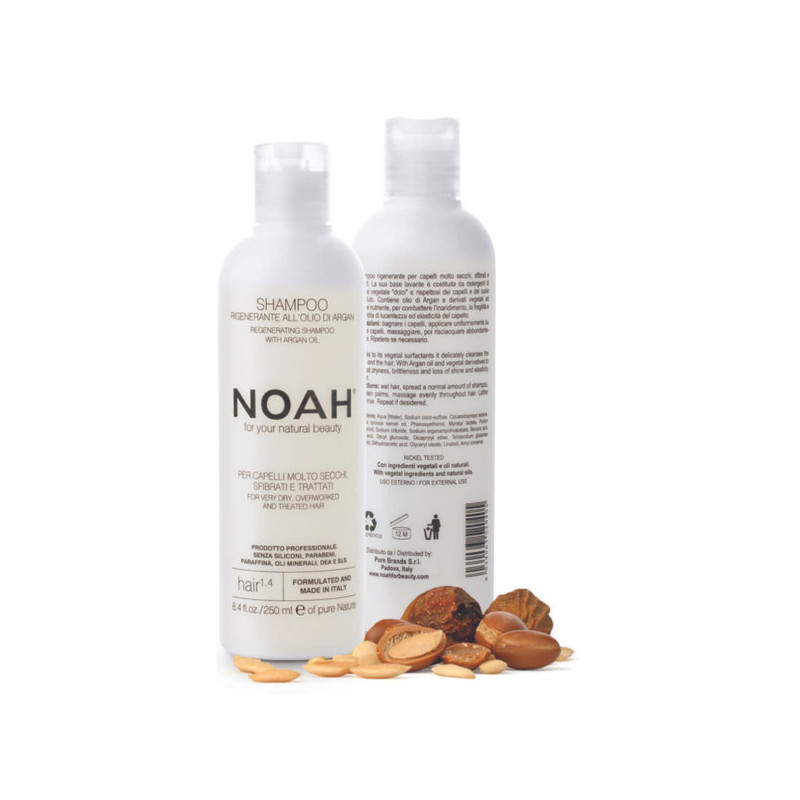 1.4. Regenerating Shampoo With Argan Oil Shampoo for dry and chemically damaged hair, 250 ml