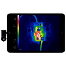 Seek Thermal LQ-AAAX terminio vaizdo kamera Vanadžio oksido neaušinama židinio plokštumos matricos juoda 320 x 240 pikse