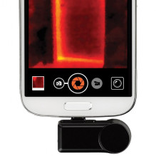 Seek Thermal LW-AAA thermal imaging camera Black 206 x 156 pixels