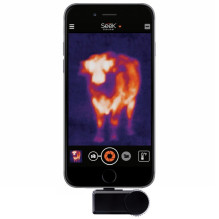 Seek Thermal LT-AAA thermal imaging camera Black 206 x 156 pixels