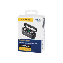 Ausinės BLOW Earbuds BTE200 BLACK maitinimo blokas 2000mAh