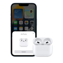 Apple AirPods (3 kartos) su žaibo įkrovimo dėklu