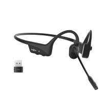 SHOKZ OpenComm2 UC Wireless Bluetooth Bone Conduction Videoconferencing Headset with USB-C adapter , 16 Hr Talk Time, 29