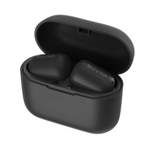 Savio TWS-09 IPX5 ausinės / ausinės Wireless In-ear Music Bluetooth Black