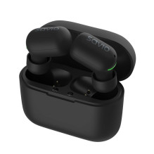 Savio TWS-09 IPX5 ausinės / ausinės Wireless In-ear Music Bluetooth Black