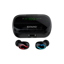 Savio TWS-06 Bluetooth 5.0 + EDR headphones / headset In-ear Black