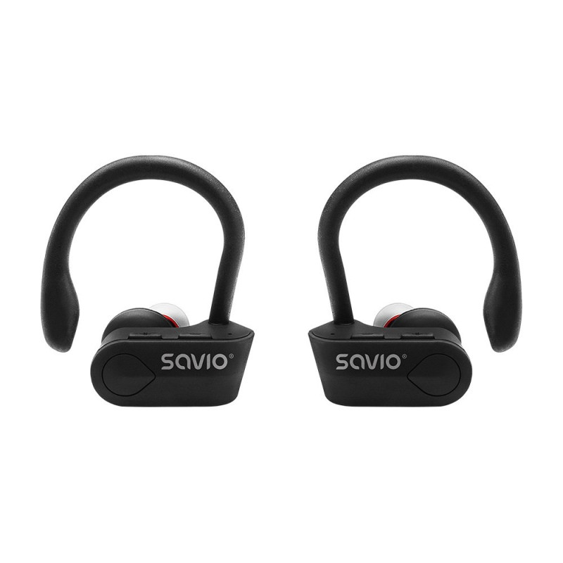 Savio TWS-03 Wireless Bluetooth Earphones, Black