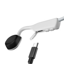 SHOKZ OpenMove Headphones Wireless Ear-hook Calls / Music USB Type-C Bluetooth White