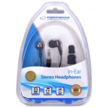 Esperanza EH125 headphones / headset In-ear Black,Graphite