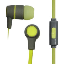 Vakoss SK-214G headphones / headset Wired In-ear Calls / Music Green, Grey