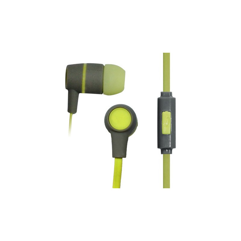 Vakoss SK-214G headphones / headset Wired In-ear Calls / Music Green, Grey