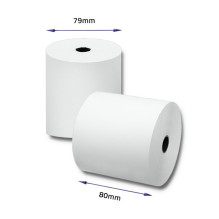 Qoltec 51892 Thermal roll 80 x 80 , 55g / m2 , 10pcs , BPA free