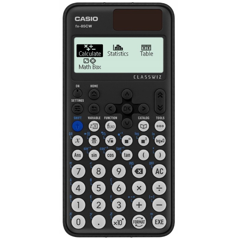 CASIO FX-85CW BOX, TECHNINIS IR MOKSLINIS SKAIČIUOtuvas, Skaičiuoklė rekomenduojama vidurinių mokyklų ir kolegijų studen