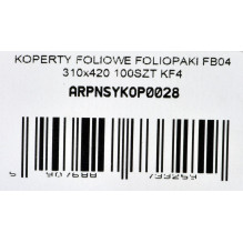 FOIL ENVELOPES FB03 260X350 100PCS KF3