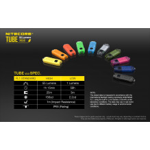 NITECORE T Series Flashlight TUBE V2.0, Black