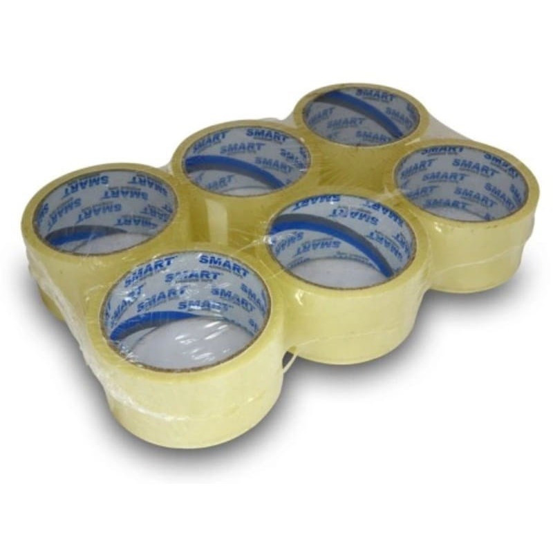 Packing Tape ACRYLIC SMART adhesive 48 / 66 6 pieces Transparent