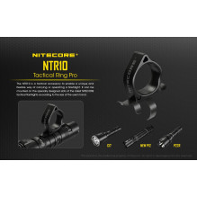 NITECORE taktinis užsegamas žiedas NTR10