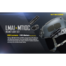 NITECORE 1 inch Rotary Flashlight Helmet Mount LMA1