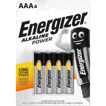 ENERGIZORIAUS AKUMULIATORIUS šarminės galios AAA LR03 4 Vnt.