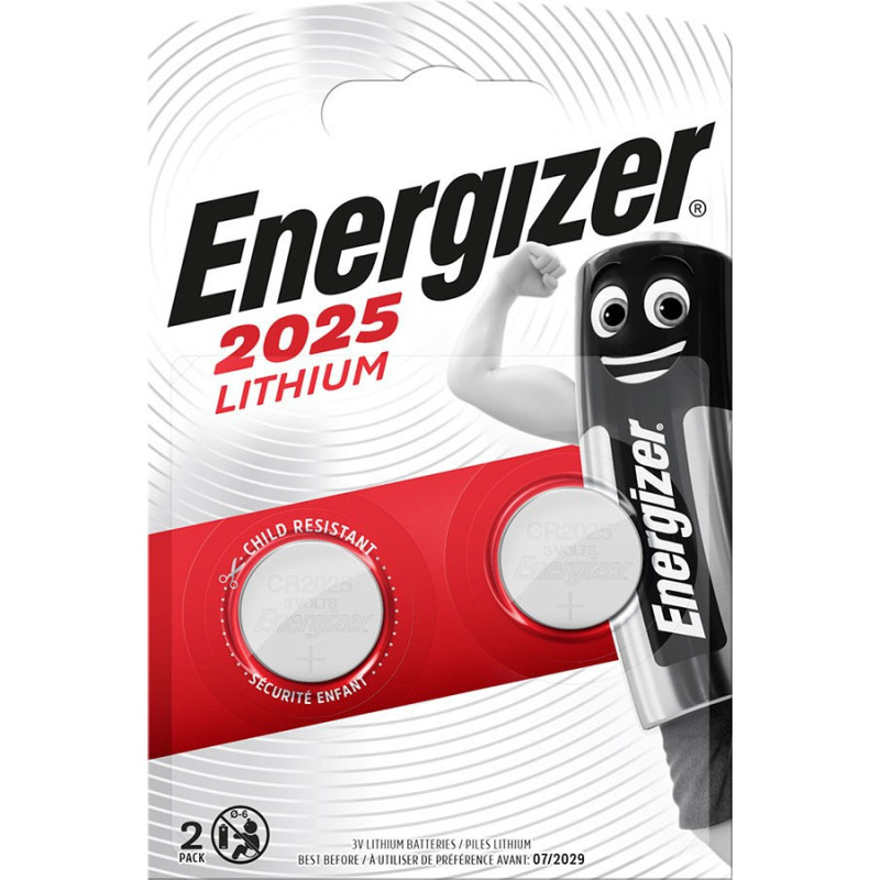 ENERGIZACINĖS BATERIJOS SPECIALIZUOTAS CR2025 2 Vnt