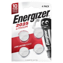 ENERGIZER BATERIJOS SPECIALIZUOTAS CR2025 4 Vnt