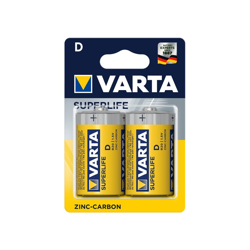 Varta R20 D buitinė baterija Cinko-anglies