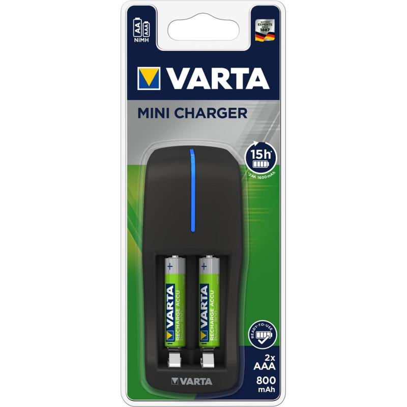 Varta mini įkroviklis 800 mAh