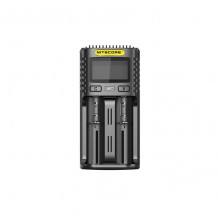 NITECORE 2 Bay 4A NiMH/ NiCd, Li-ion, IMR, LiFePo4 Inteligent USB Battery Charger UMS2