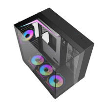 Darkflash TH285 computer case 4 fans (black)