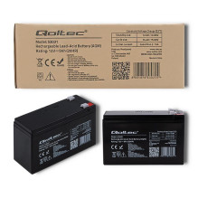 Qoltec 53031 AGM baterija, 12V, 9Ah, maks. 135A