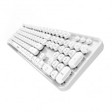 Belaidė klaviatūra + pelė MOFII Sweet 2.4G (balta)