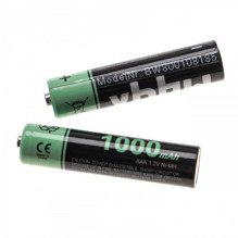 2x AAA micro Akkus 1000mAh