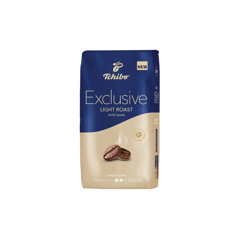 TCHIBO EXCLUSIVE LIGHT ROAST kavos pupelės 1000G