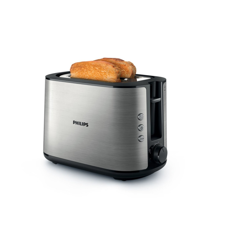 Philips Viva Collection HD2650 / 90 toaster 2 slice(s) 950 W Black, Stainless steel