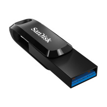 „SanDisk Ultra Dual Drive Go“ USB atmintinė 512 GB A tipo USB / USB tipo C 3.2 Gen 1 (3.1 Gen 1) Juoda