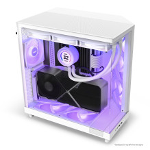 NZXT H6 Air Flow Midi Tower baltas