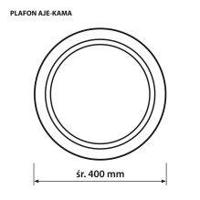 Activejet LED lubų plafonas AJE-KAMA 24W