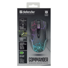 DEFENDER MICE GM-511 COMMANDER OPTIC BT 1600dpi 7P