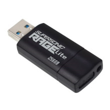 „Flashdrive“ „PATRIOT Rage Lite“ 512 GB 120 MB / S USB 3.2, įtraukiamas juodas (PEF512GRLB32U)