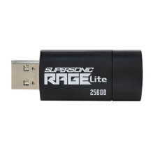 „Flashdrive“ „PATRIOT Rage Lite“ 512 GB 120 MB / S USB 3.2, įtraukiamas juodas (PEF512GRLB32U)