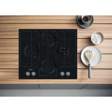 Hotpoint HAGS 62F / BK Black Built-in 59 cm Gas 4 zone(s)