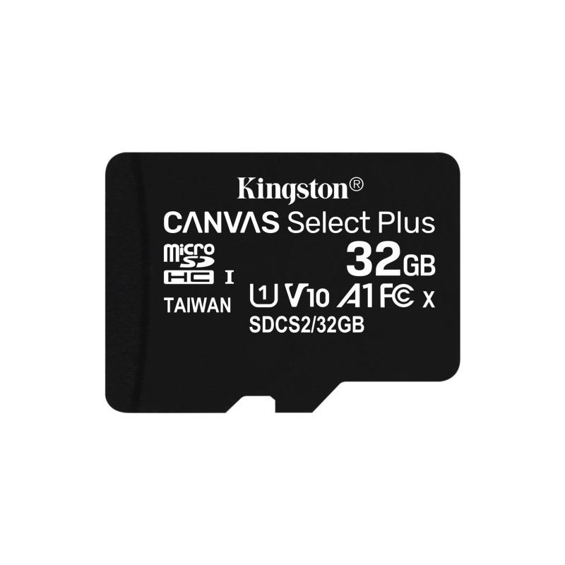 „Kingston Technology“ 32 GB „micSDHC Canvas Select Plus 100R A1 C10“ kortelė + ADP