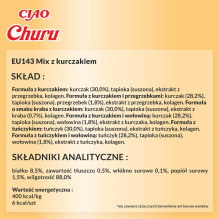 INABA Churu Variety box Vištiena - kačių skanėstai - 40 x 14g