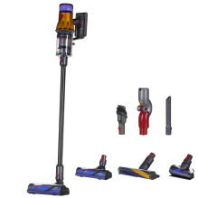 „Dyson V12 Detect Slim Absolute“ rankinis vakuuminis nikelis, geltonas be maišelio (2023 m.)