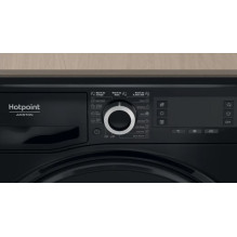 Hotpoint NDD 11725 BDA EE skalbimo mašina Priekinė apkrova 11 kg 1600 RPM Juoda