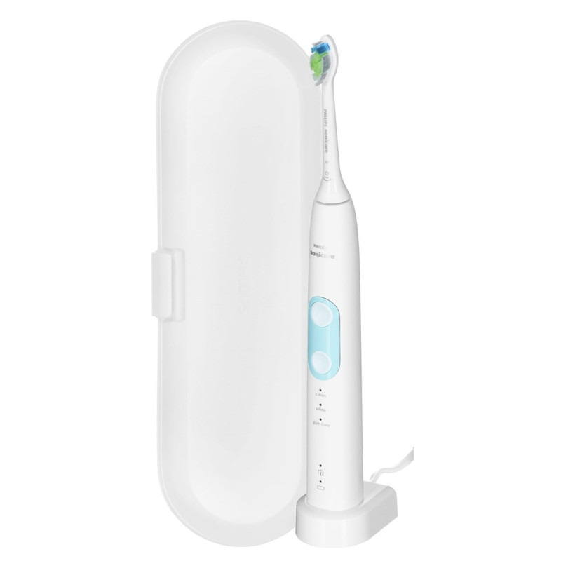 Philips 5100 series HX6857 / 28 electric toothbrush Adult Sonic toothbrush Mint colour, White