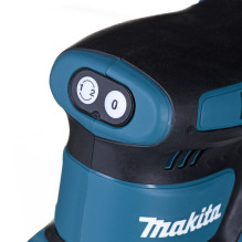 Makita DBO481Z nešiojamasis šlifuoklis Atsitiktinis orbitinis šlifuoklis 14000 OPM Black, Blue 210 W