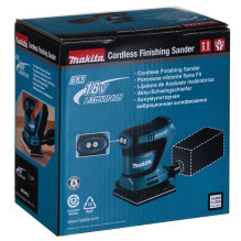 Makita DBO481Z portable sander Random orbital sander 14000 OPM Black, Blue 210 W